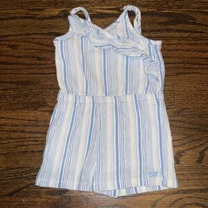 Vineyard Vines Toddler Girl blue striped Romper